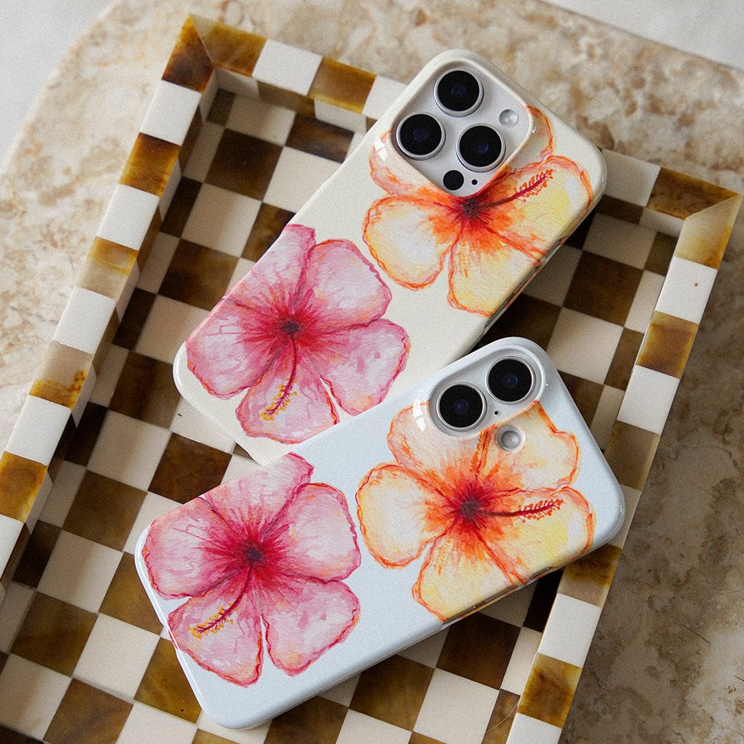 Hibiscus Flower Cute Blue Pattern Phone Case The Dairy