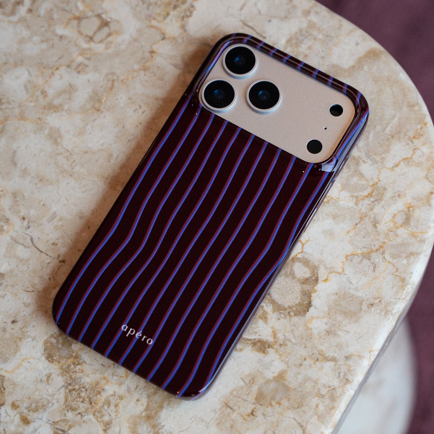 Panama Burgundy Printed Phone Cases by Apero - The Dairy