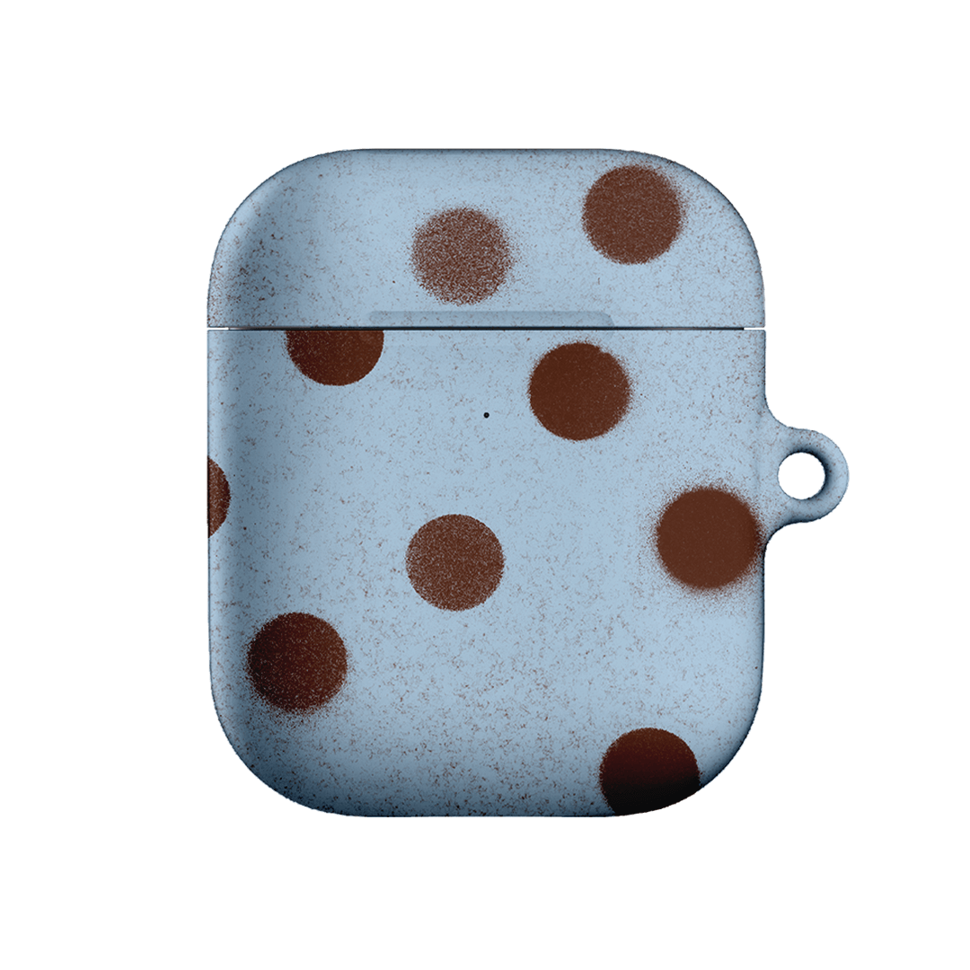 Mist Polka Dot AirPods Case AirPods Case 1st Gen by Jasmine Dowling - The Dairy