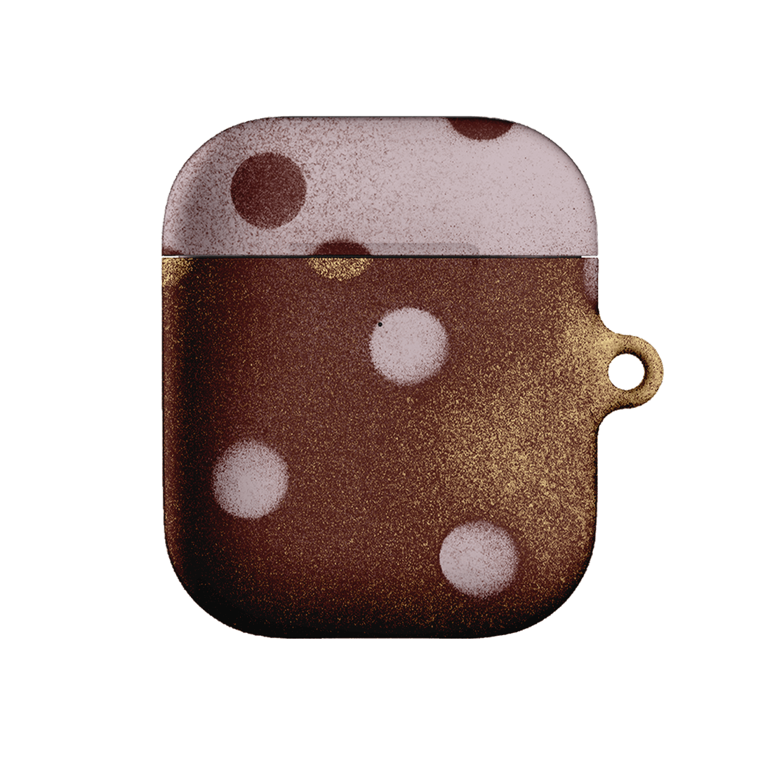 Rust Polka Dot AirPods Case AirPods Case 1st Gen by Jasmine Dowling - The Dairy