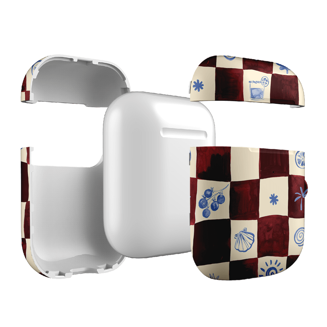 Afternoon Mezze Maroon AirPods Case AirPods Case by Charlie Taylor - The Dairy