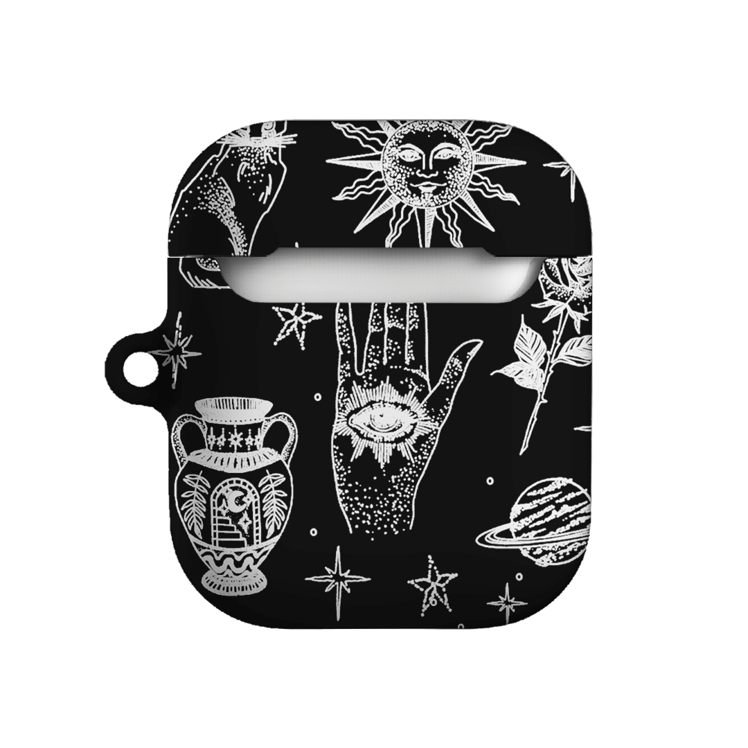 Astro Flash Monochrome AirPods Case AirPods Case by Veronica Tucker - The Dairy