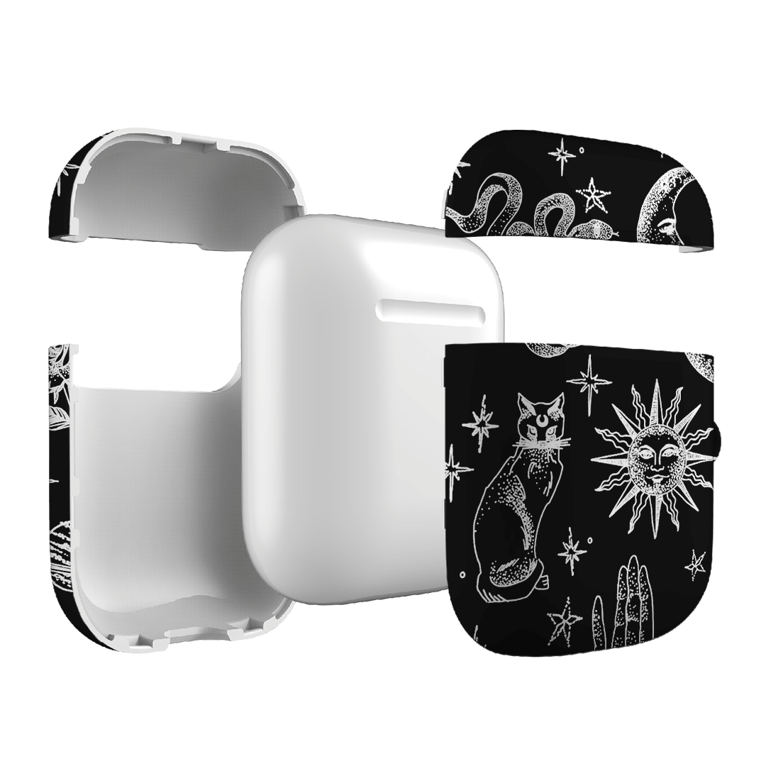 Astro Flash Monochrome AirPods Case AirPods Case by Veronica Tucker - The Dairy