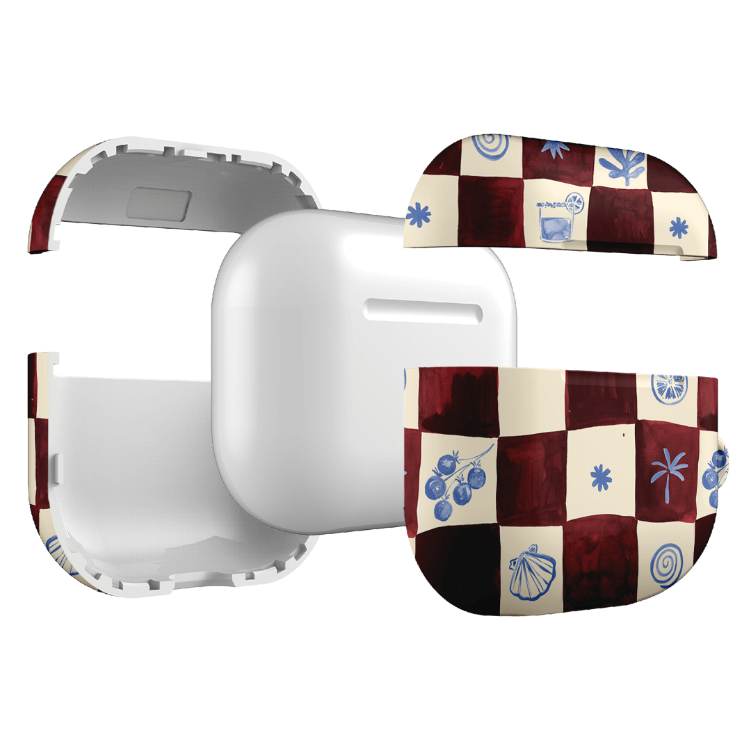 Afternoon Mezze Maroon AirPods Case AirPods Case by Charlie Taylor - The Dairy