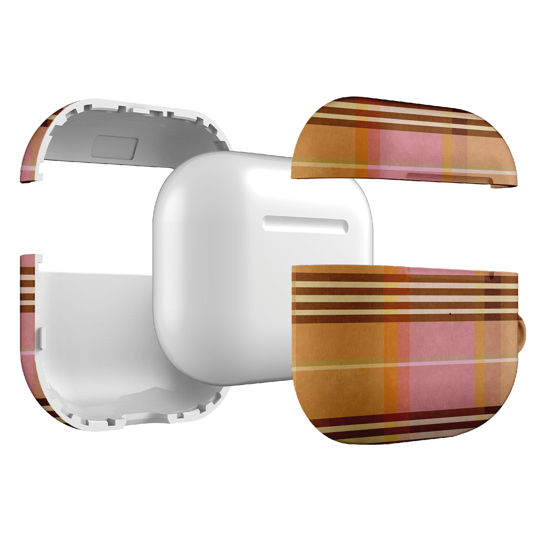 Peachy Plaid AirPods Case AirPods Case by Fenton & Fenton - The Dairy