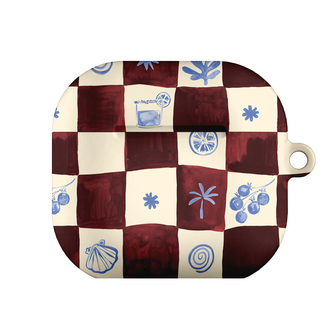 Afternoon Mezze Maroon AirPods Case AirPods Case by Charlie Taylor - The Dairy