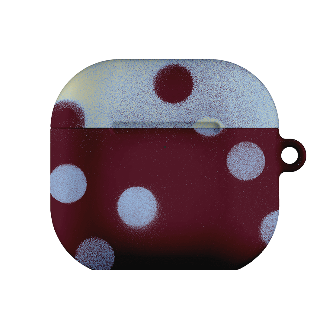 Plum Polka Dot AirPods Case AirPods Case 4th Gen by Jasmine Dowling - The Dairy