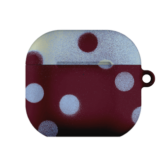 Plum Polka Dot AirPods Case AirPods Case 4th Gen by Jasmine Dowling - The Dairy
