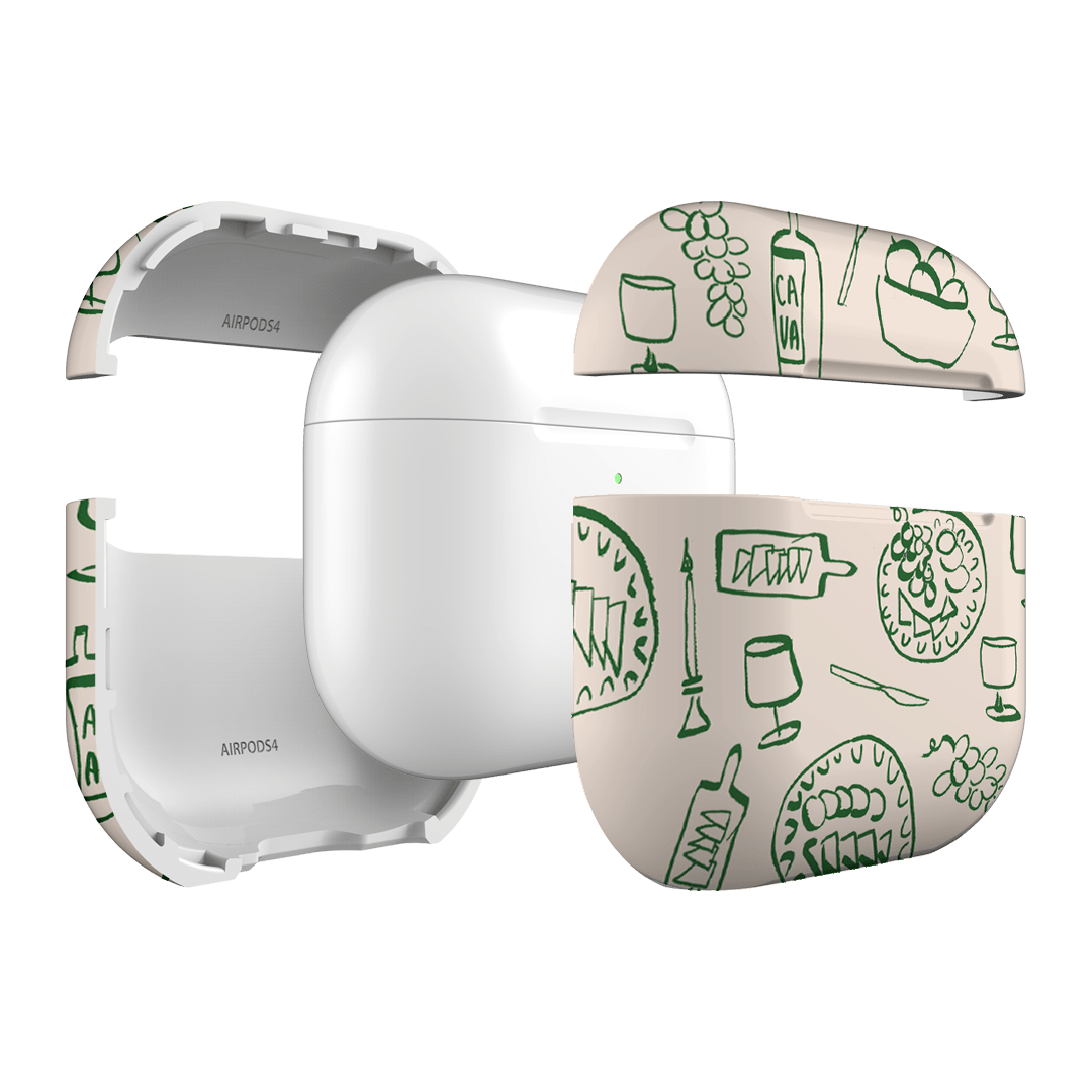 Dinner Parties AirPods Case AirPods Case by Phthalo Ruth - The Dairy