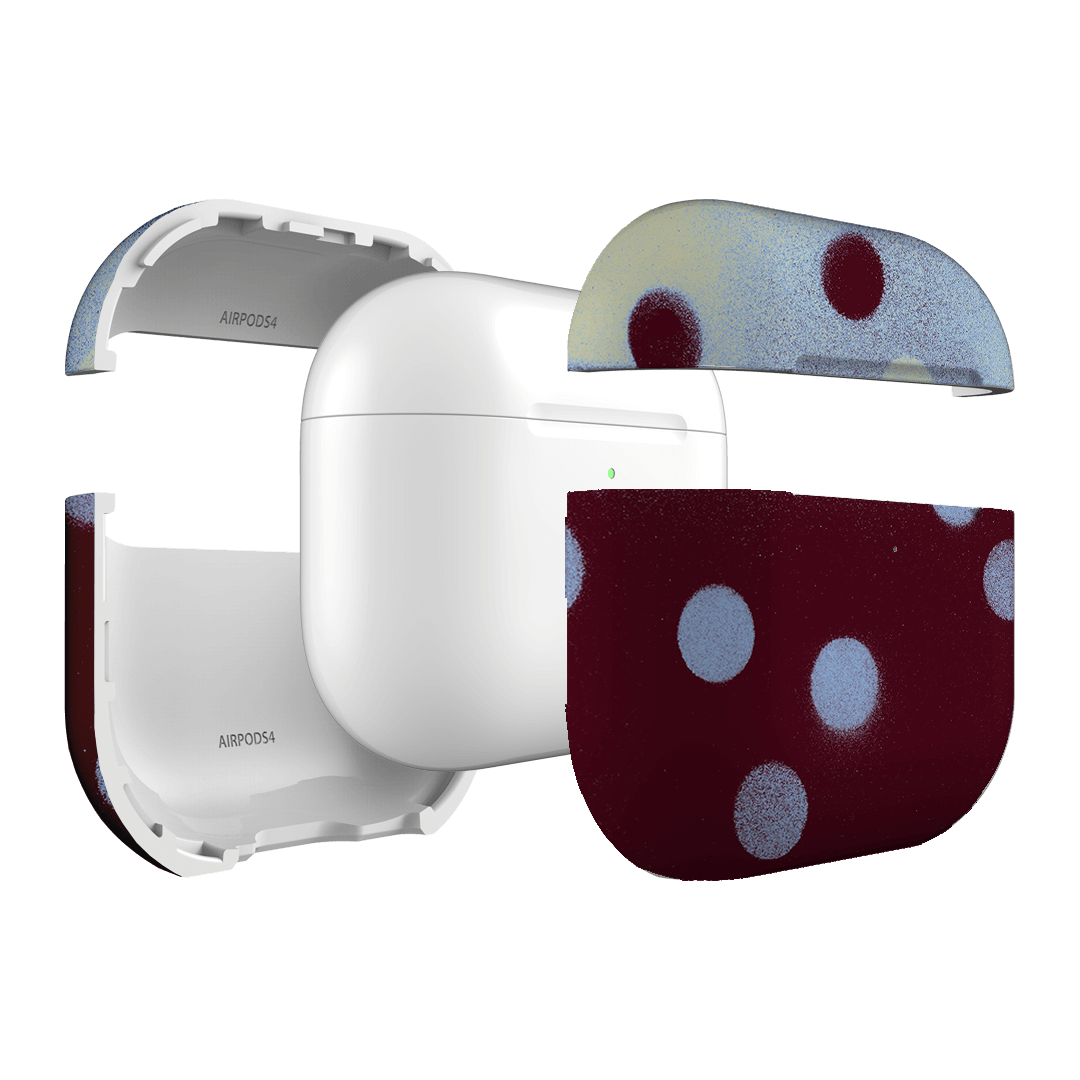 Plum Polka Dot AirPods Case AirPods Case by Jasmine Dowling - The Dairy