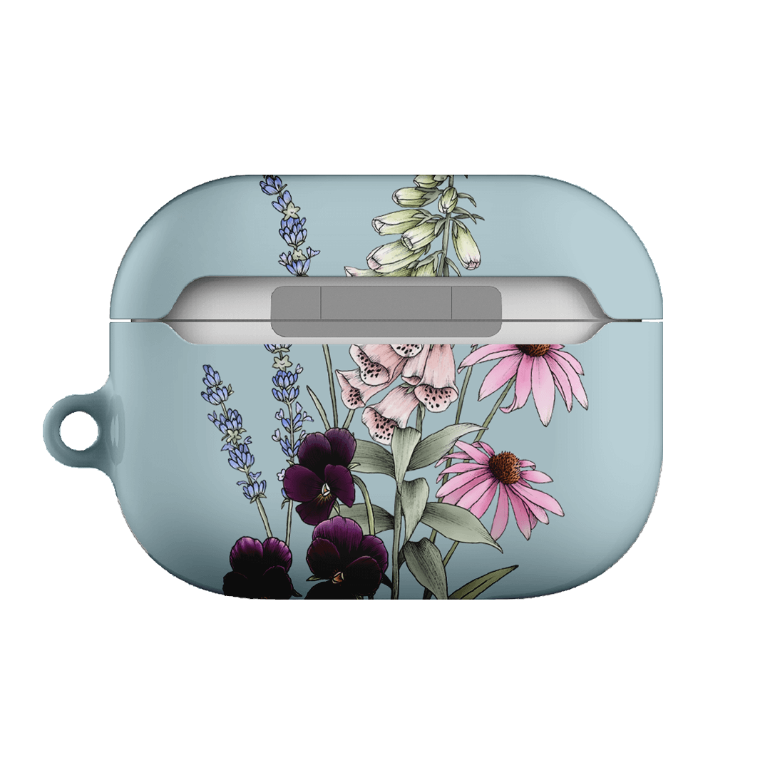 Garden Party Blue AirPods Pro Case AirPods Pro Case by Typoflora - The Dairy