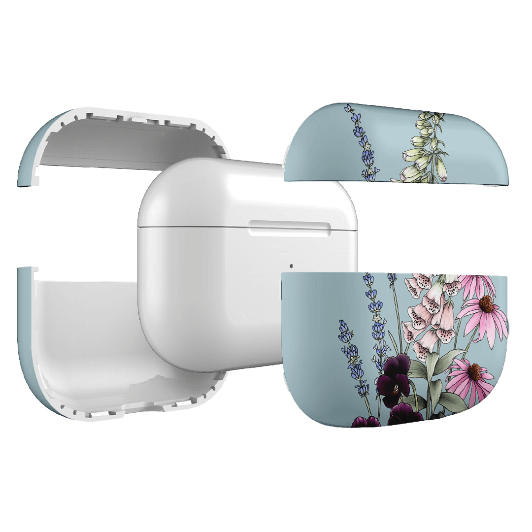 Garden Party Blue AirPods Pro Case AirPods Pro Case by Typoflora - The Dairy