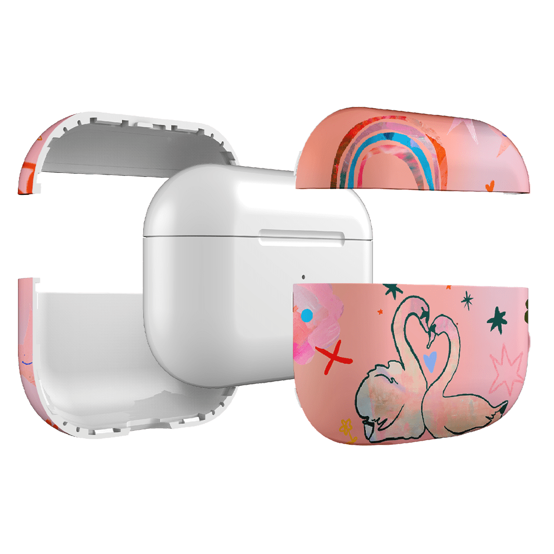 Pink Swan AirPods Pro Case AirPods Pro Case by Kate Eliza - The Dairy