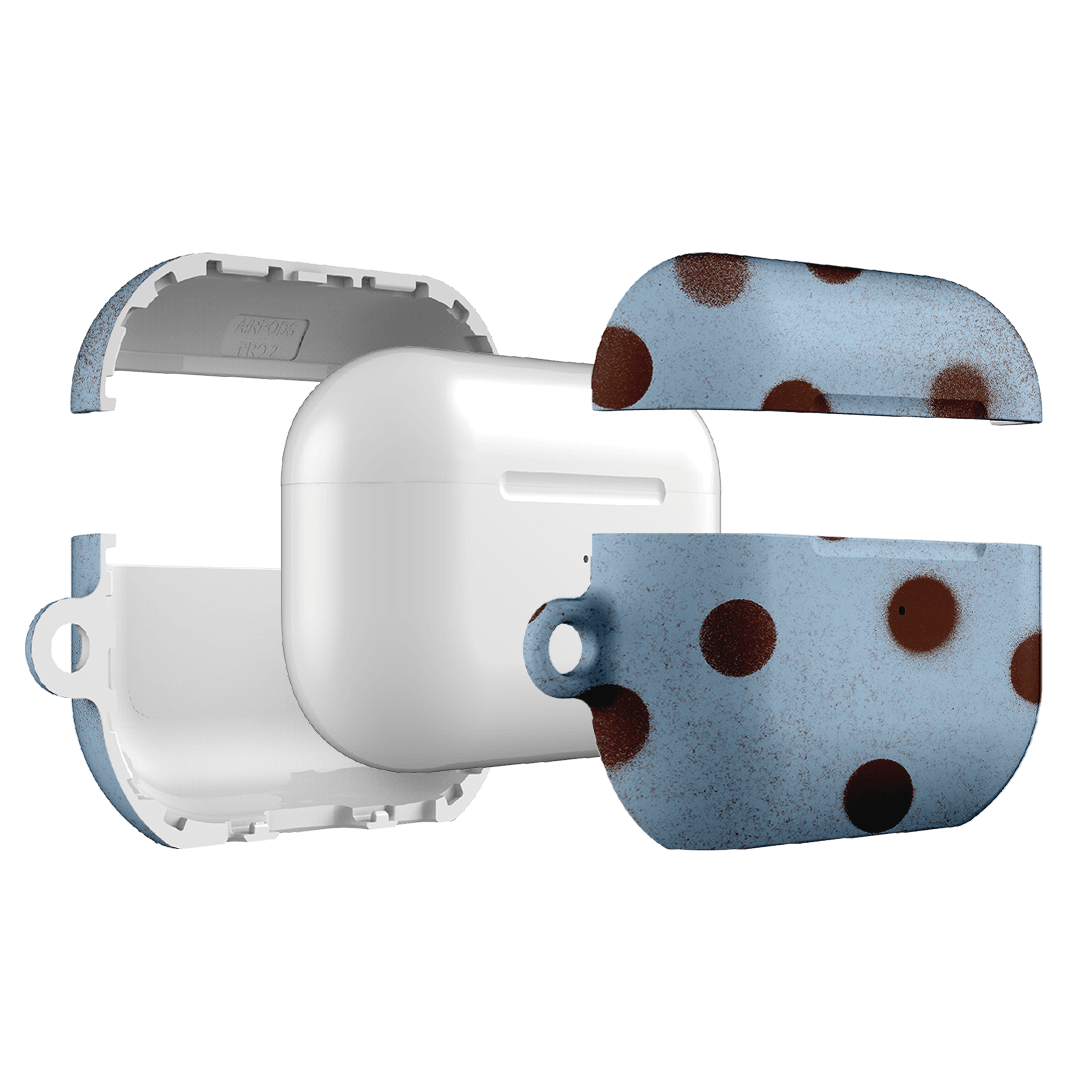Mist Polka Dot AirPods Pro Case AirPods Pro Case by Jasmine Dowling - The Dairy