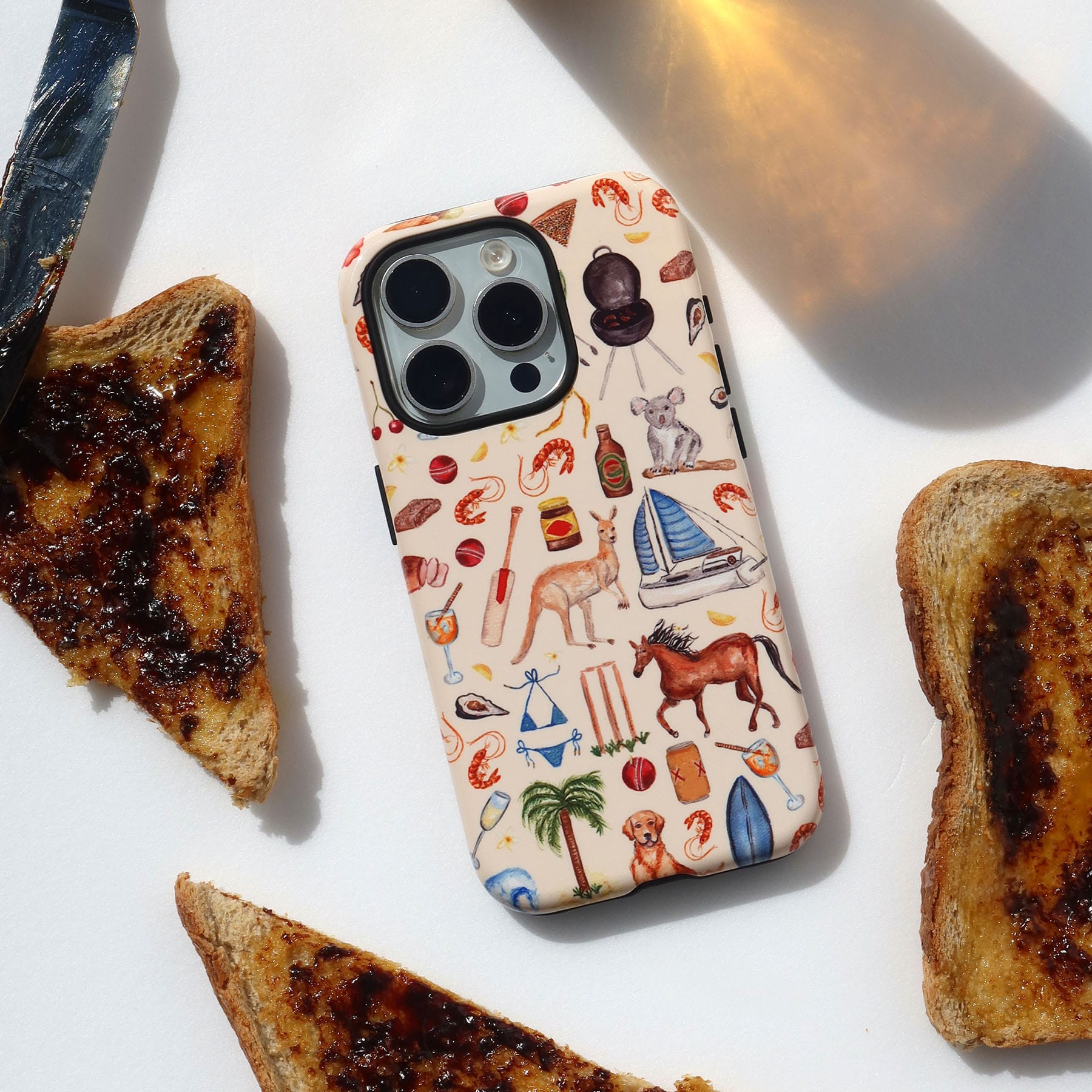 Aussie Icons Printed Phone Cases by BG. Studio - The Dairy