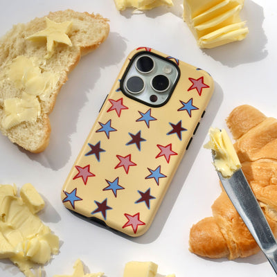 Lucky Stars Butter Printed Phone Cases iPhone 17 / Armoured by BG. Studio - The Dairy