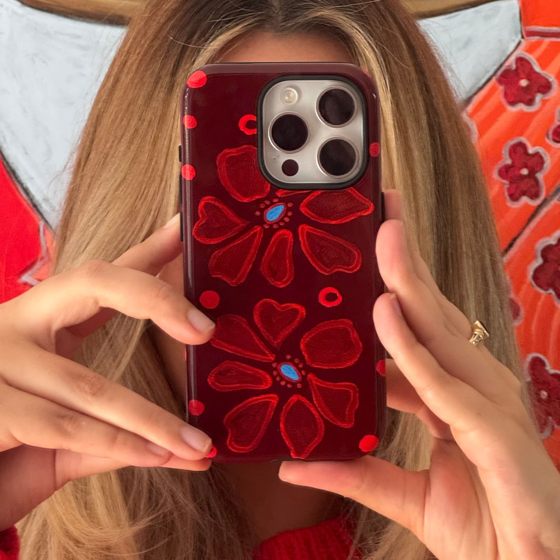 Painted Petal Rouge Printed Phone Cases by BG. Studio - The Dairy