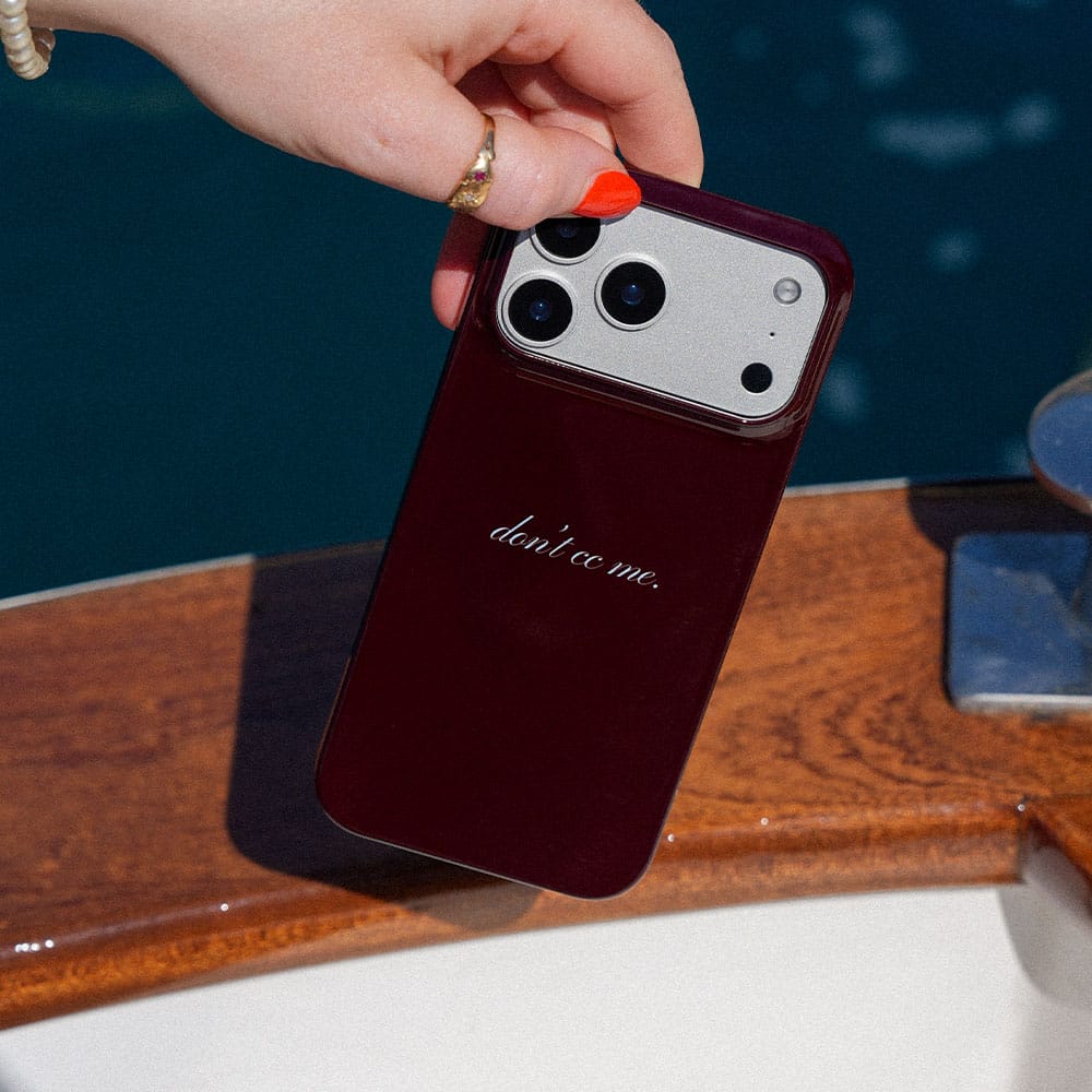 Don't CC Me Fancy Printed Phone Cases by The Dairy - The Dairy
