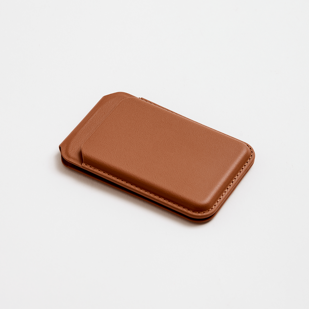 Anywhere Stand MagSafe Wallet MagSafe Wallet Brown by Accessories - The Dairy