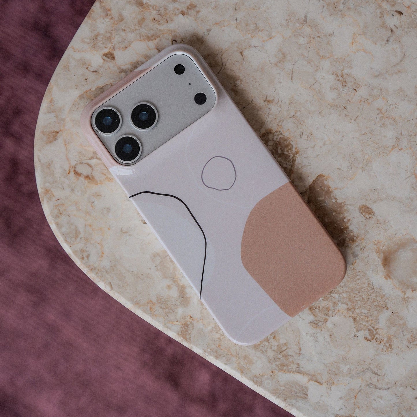 Clay Lines Printed Phone Cases by Cass Deller - The Dairy