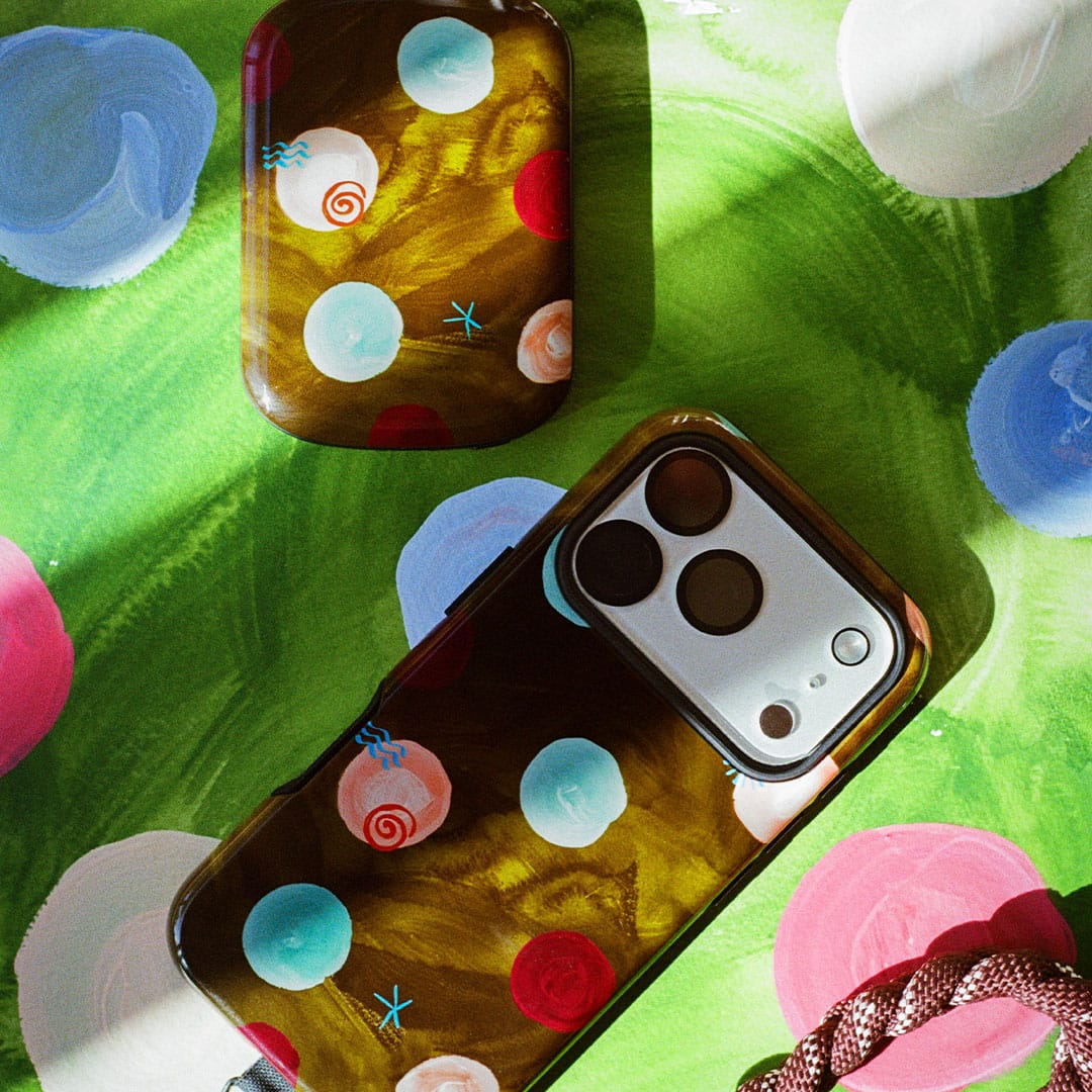 Olive Spot Printed Phone Cases by Charlie Taylor - The Dairy