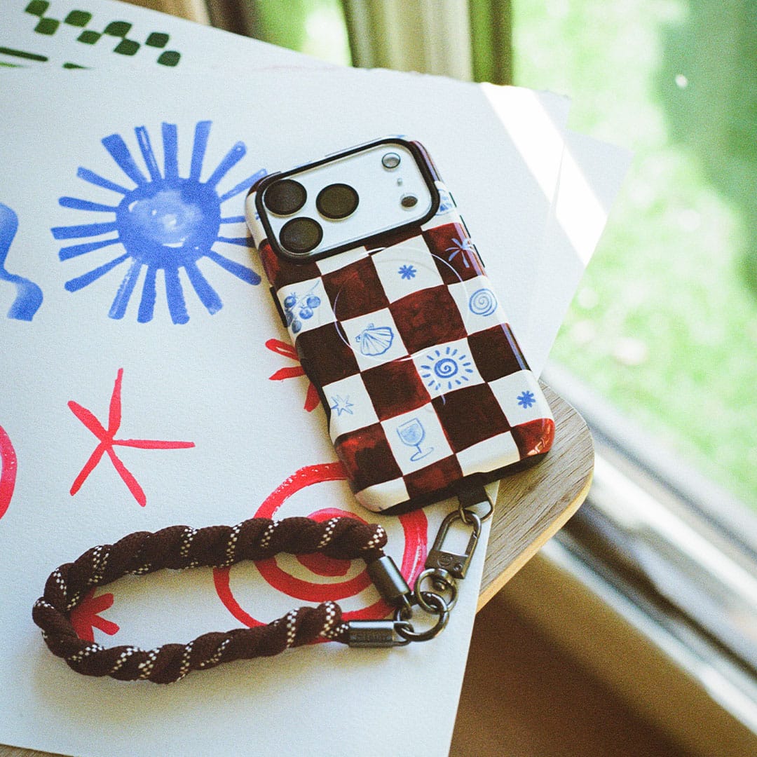 Afternoon Mezze Maroon Printed Phone Cases by Charlie Taylor - The Dairy