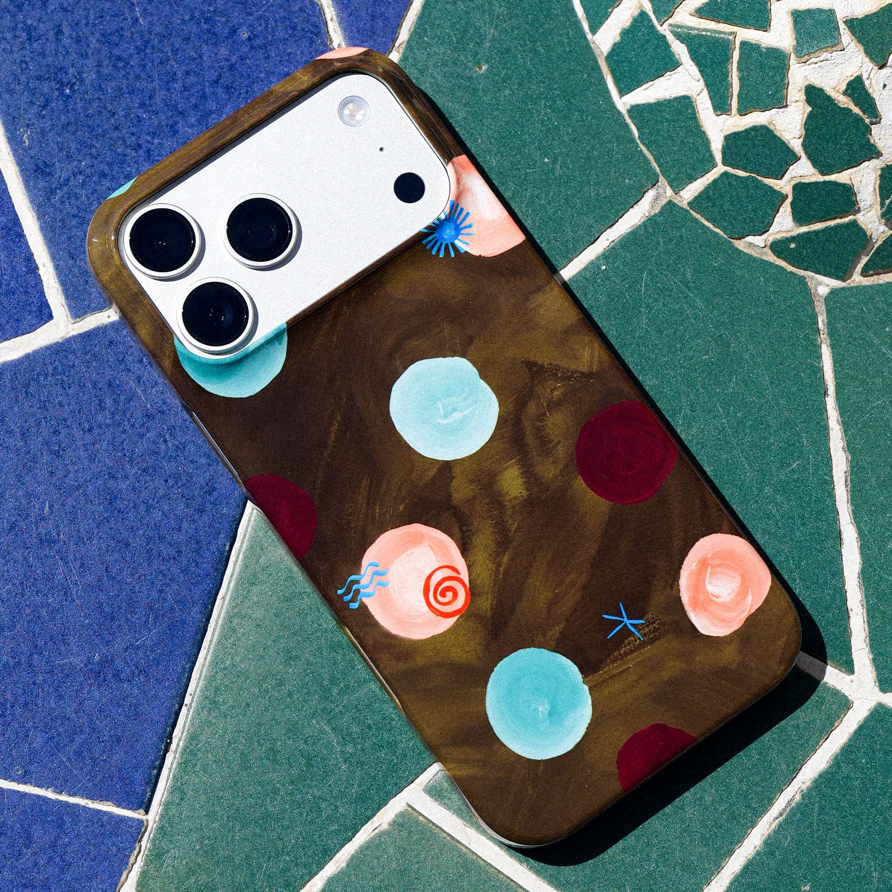 Olive Spot Printed Phone Cases by Charlie Taylor - The Dairy