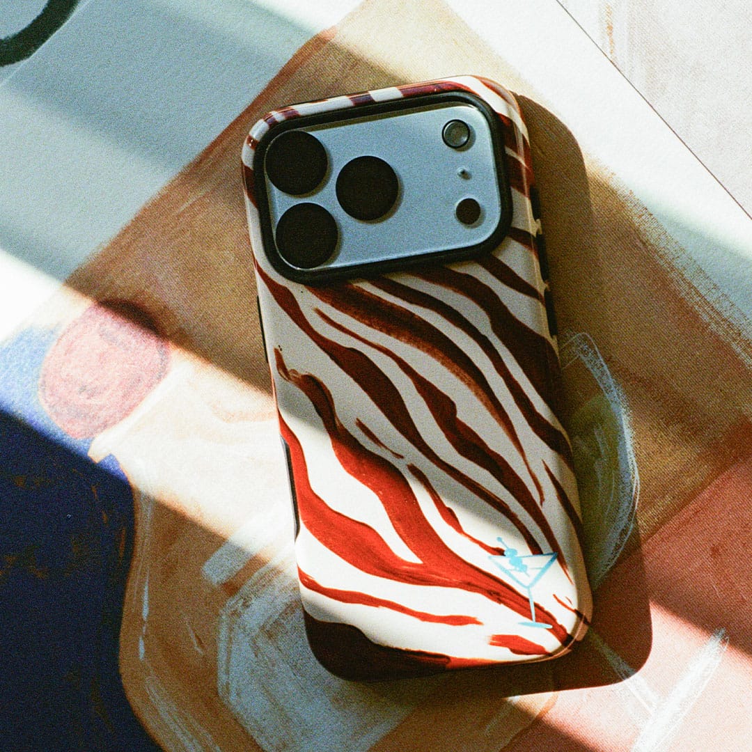 Zebra Tini Printed Phone Cases by Charlie Taylor - The Dairy