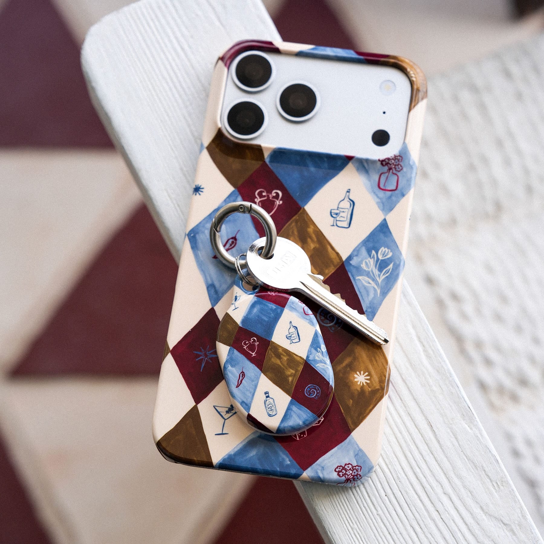 Circo Picnic AirTag Case AirTag Case by Charlie Taylor - The Dairy