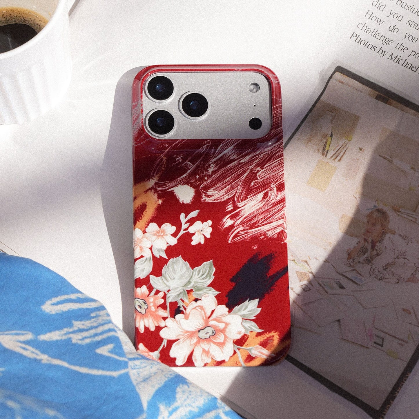 Love Floral Printed Phone Cases by Desmond & Dempsey - The Dairy