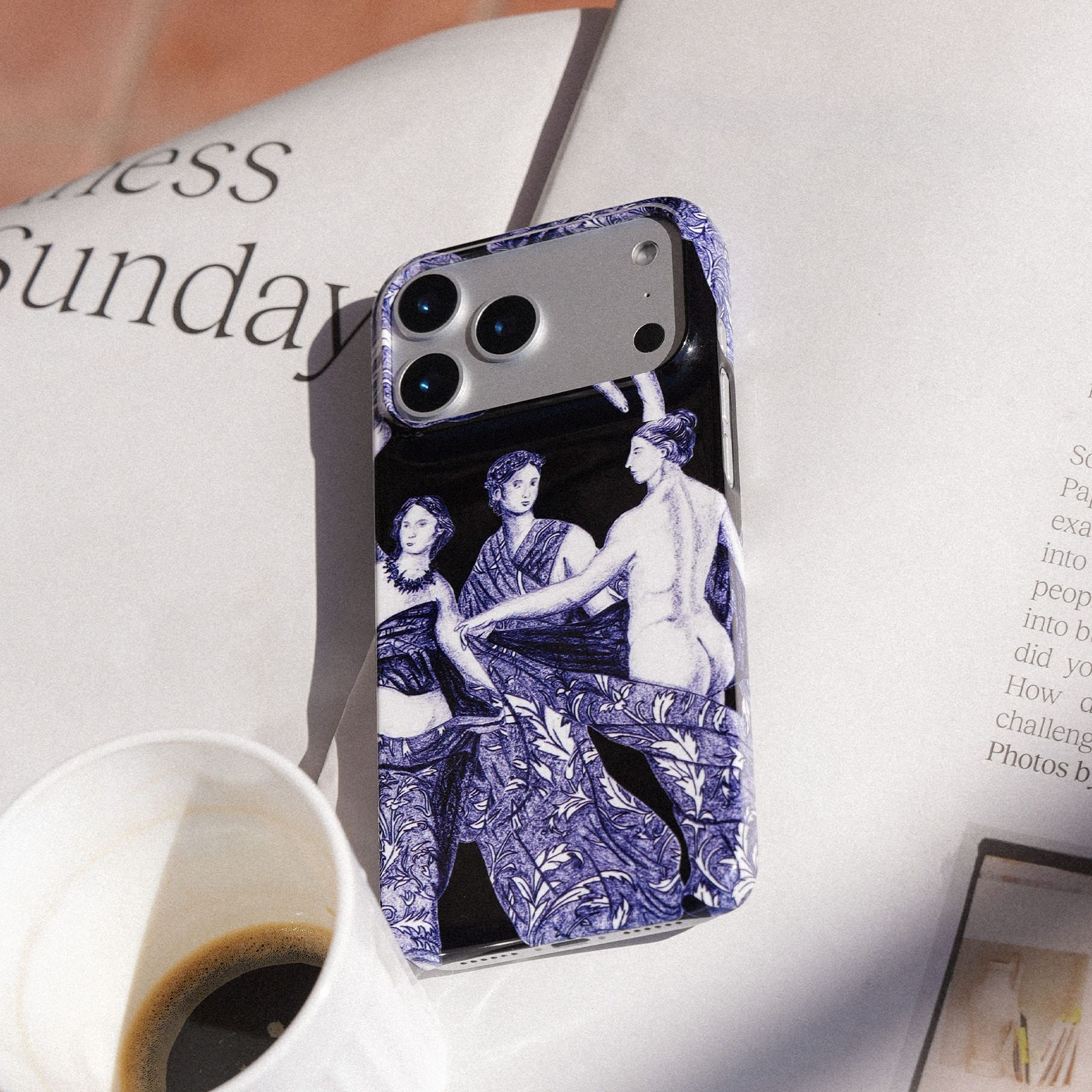 Renaissance Flora Printed Phone Cases by Desmond & Dempsey - The Dairy