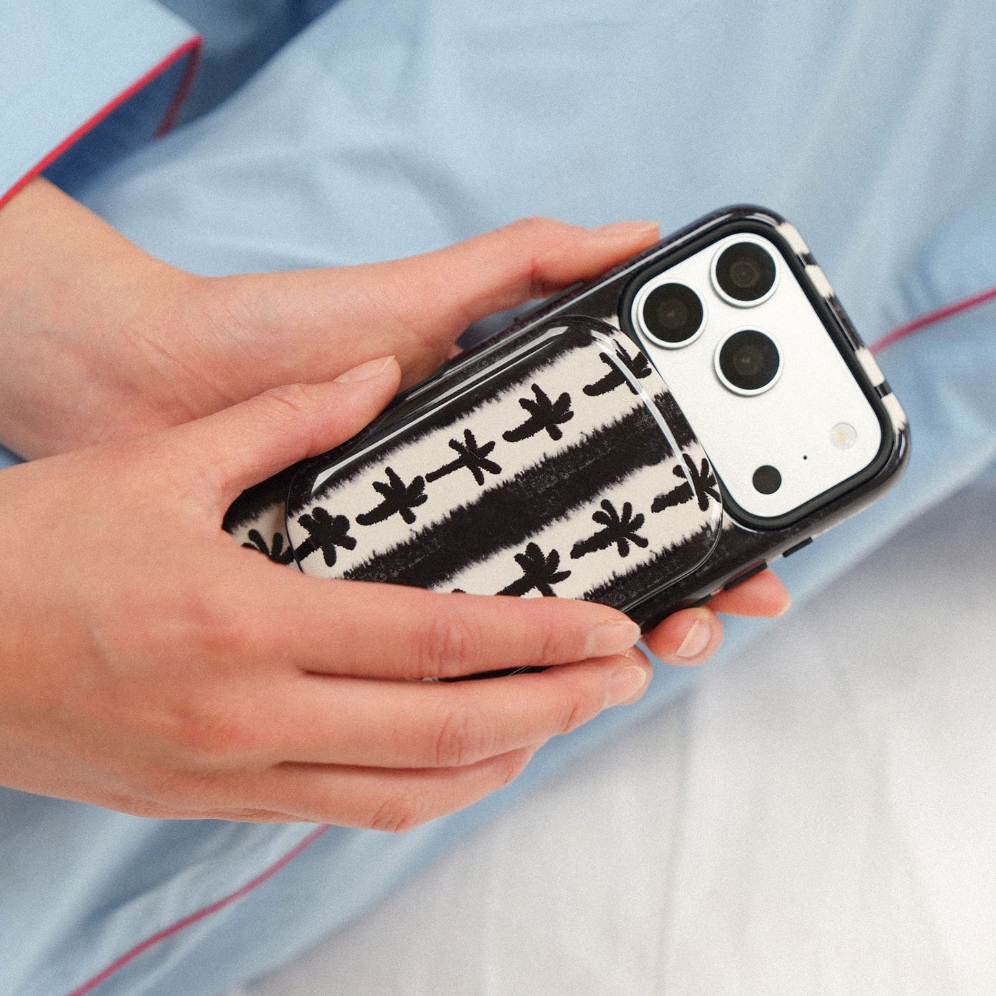 Palm Stripe ChargePod MagSafe Power Bank ChargerPod by Desmond & Dempsey - The Dairy