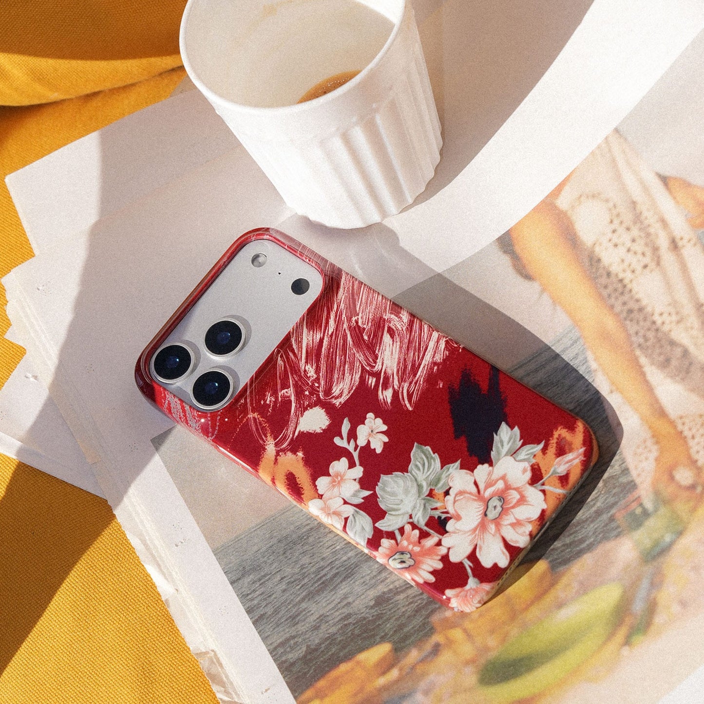 Love Floral Printed Phone Cases by Desmond & Dempsey - The Dairy
