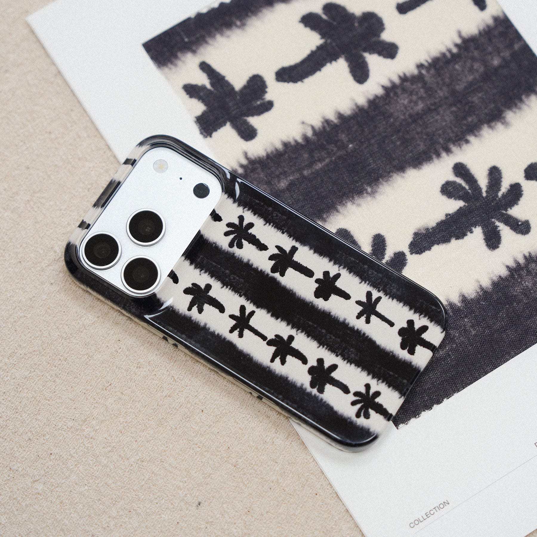 Palm Stripe Printed Phone Cases by Desmond & Dempsey - The Dairy
