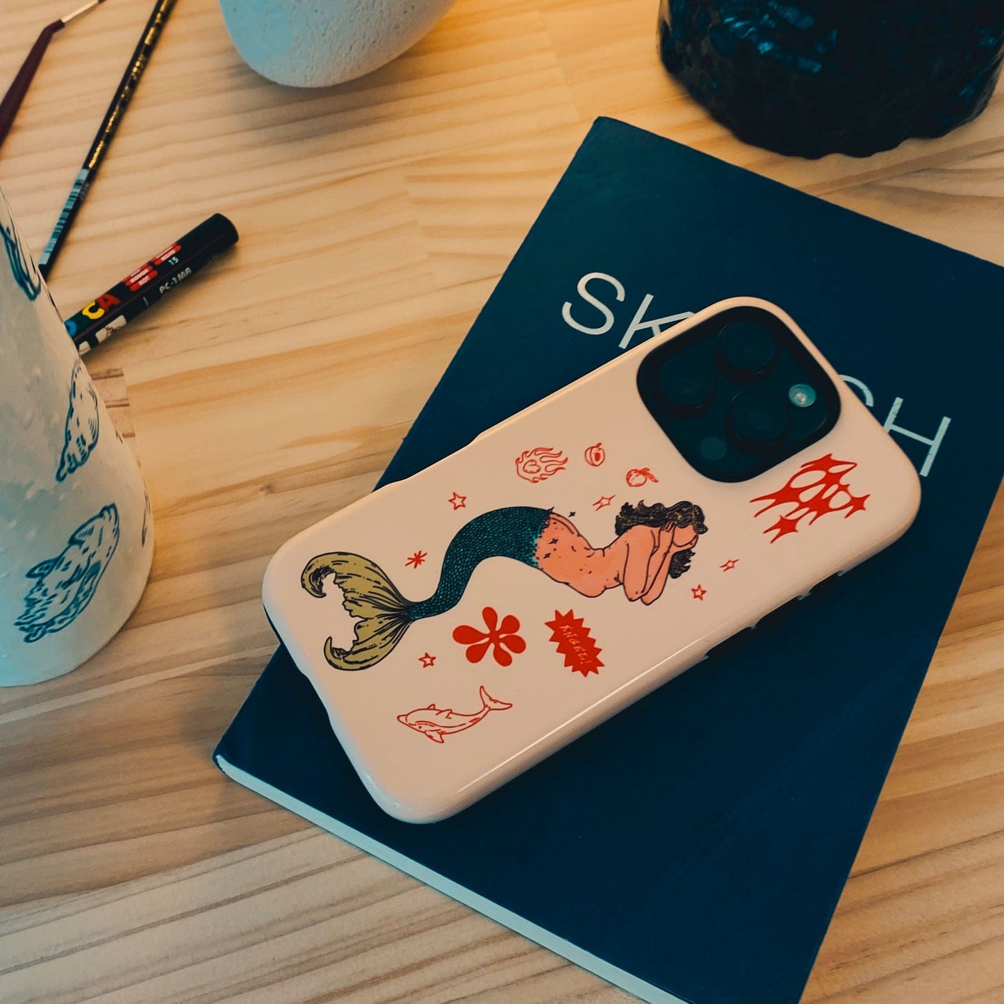 Mimi Cream Printed Phone Cases by Easty Beasty - The Dairy
