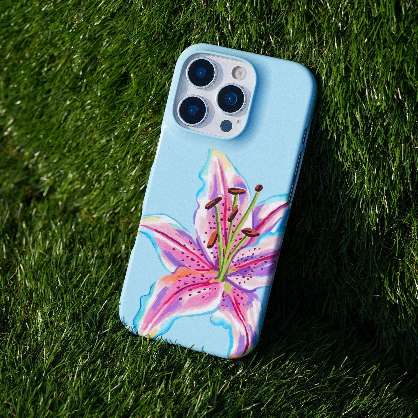 Sky Lily Printed Phone Cases by Femke Studio - The Dairy