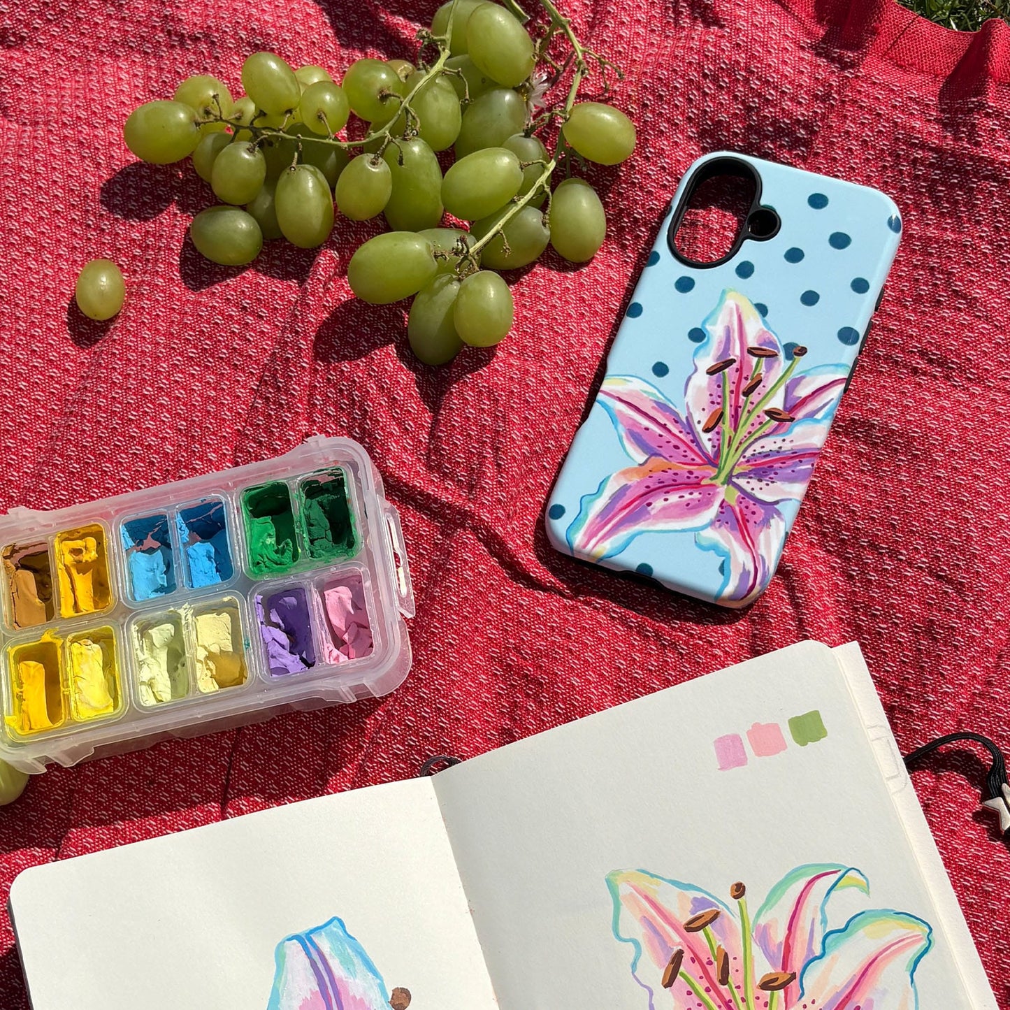 Lily Confetti Printed Phone Cases by Femke Studio - The Dairy