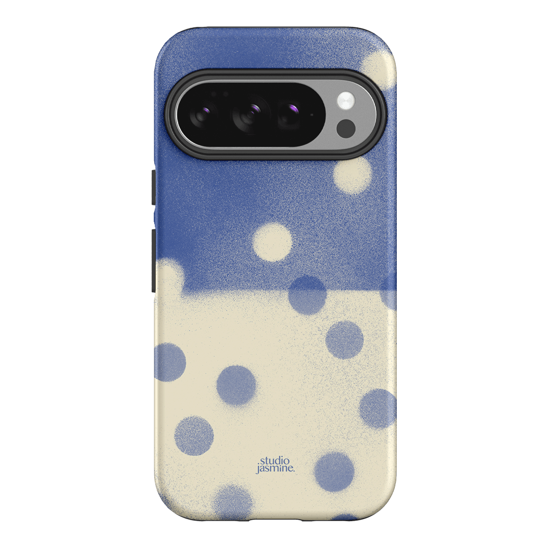 Bleu Polka Dot Printed Phone Cases Google Pixel 10 / Armoured by Jasmine Dowling - The Dairy