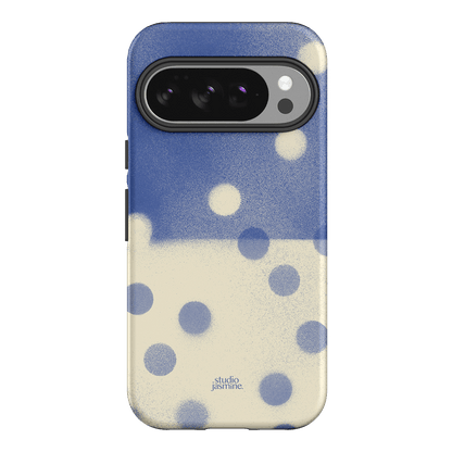 Bleu Polka Dot Printed Phone Cases Google Pixel 10 / Armoured by Jasmine Dowling - The Dairy
