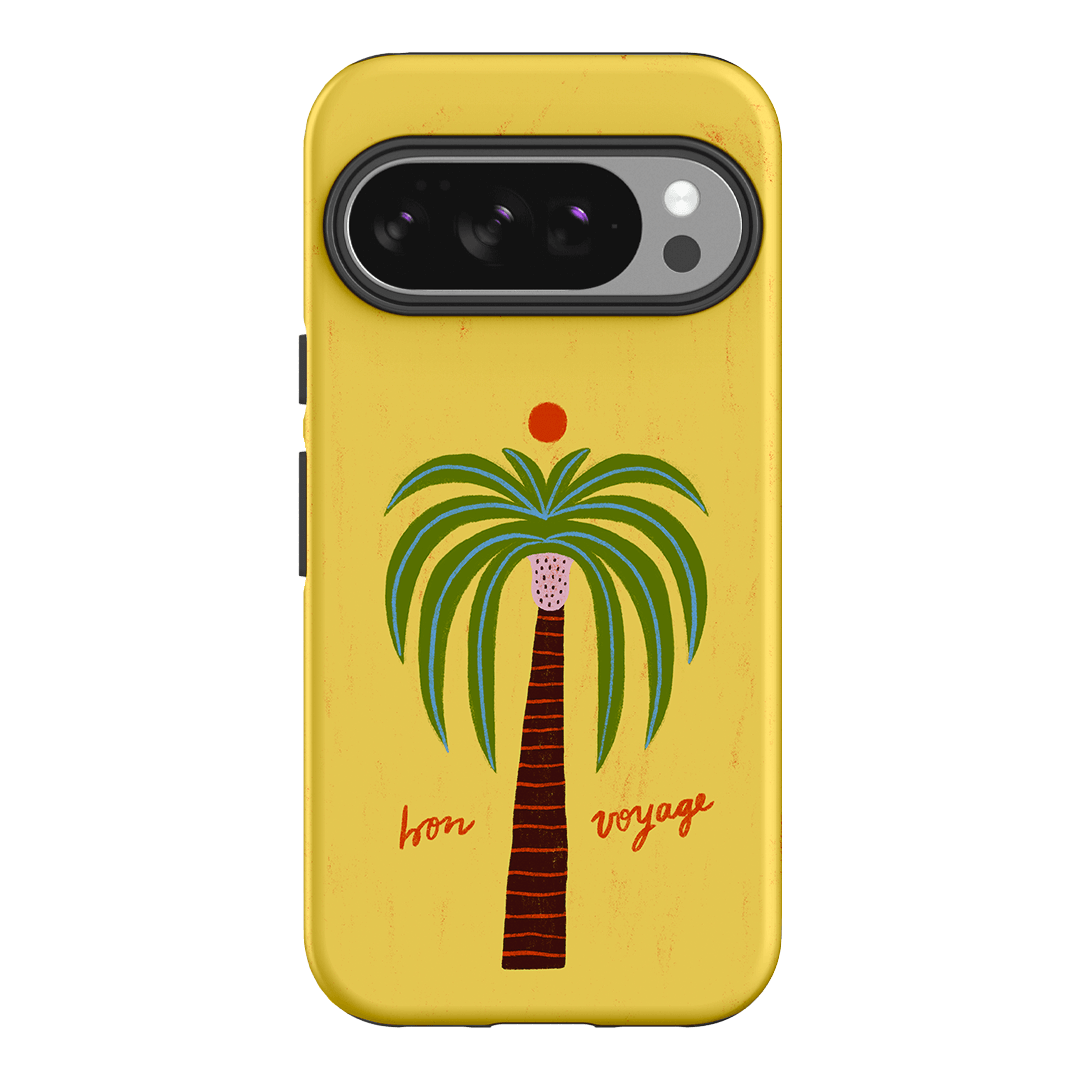 Bon Voyage Yellow Printed Phone Cases Google Pixel 10 / Armoured by Marie Faurrite - The Dairy