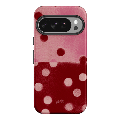 Cherry Polka Dot Printed Phone Cases Google Pixel 10 / Armoured by Jasmine Dowling - The Dairy