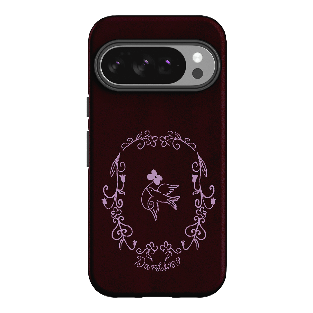 Darling Burgundy Printed Phone Cases by The Dairy - The Dairy