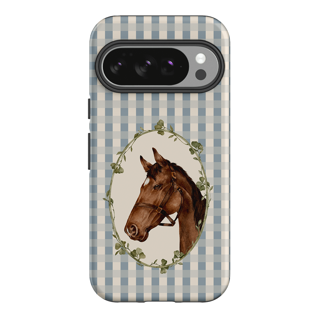 Gingham Horse Printed Phone Cases Google Pixel 10 / Armoured by Kasiags Art - The Dairy