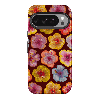 Hibiscus Holiday Rouge Printed Phone Cases Google Pixel 10 / Armoured by BG. Studio - The Dairy