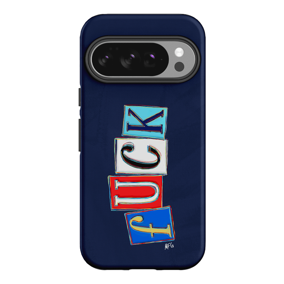 Lil Fcks Blue Printed Phone Cases Google Pixel 10 / Armoured by Margarbs Art - The Dairy