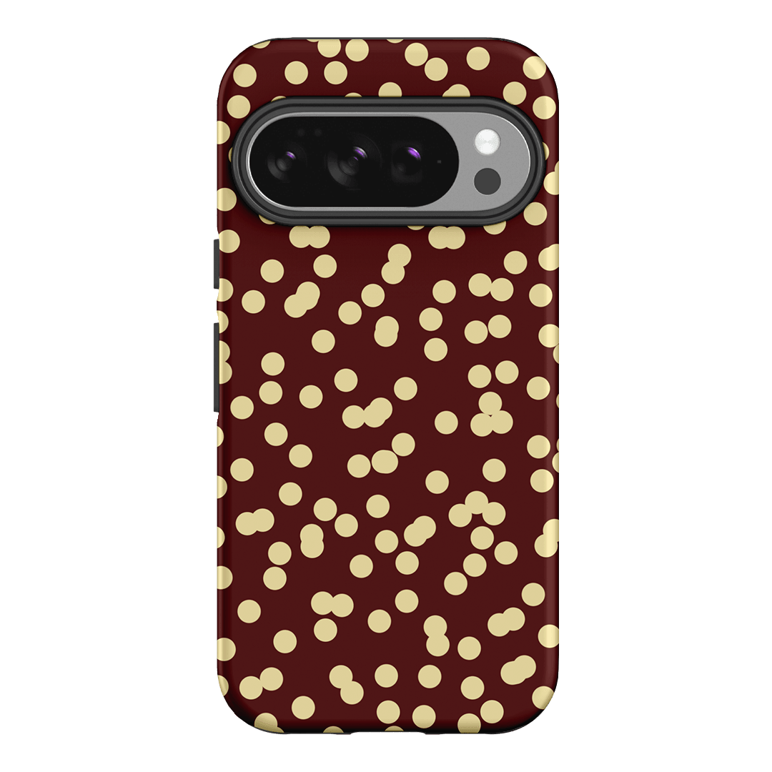 Mini Confetti Burgundy Butter Printed Phone Cases Google Pixel 10 / Armoured by Veronica Tucker - The Dairy