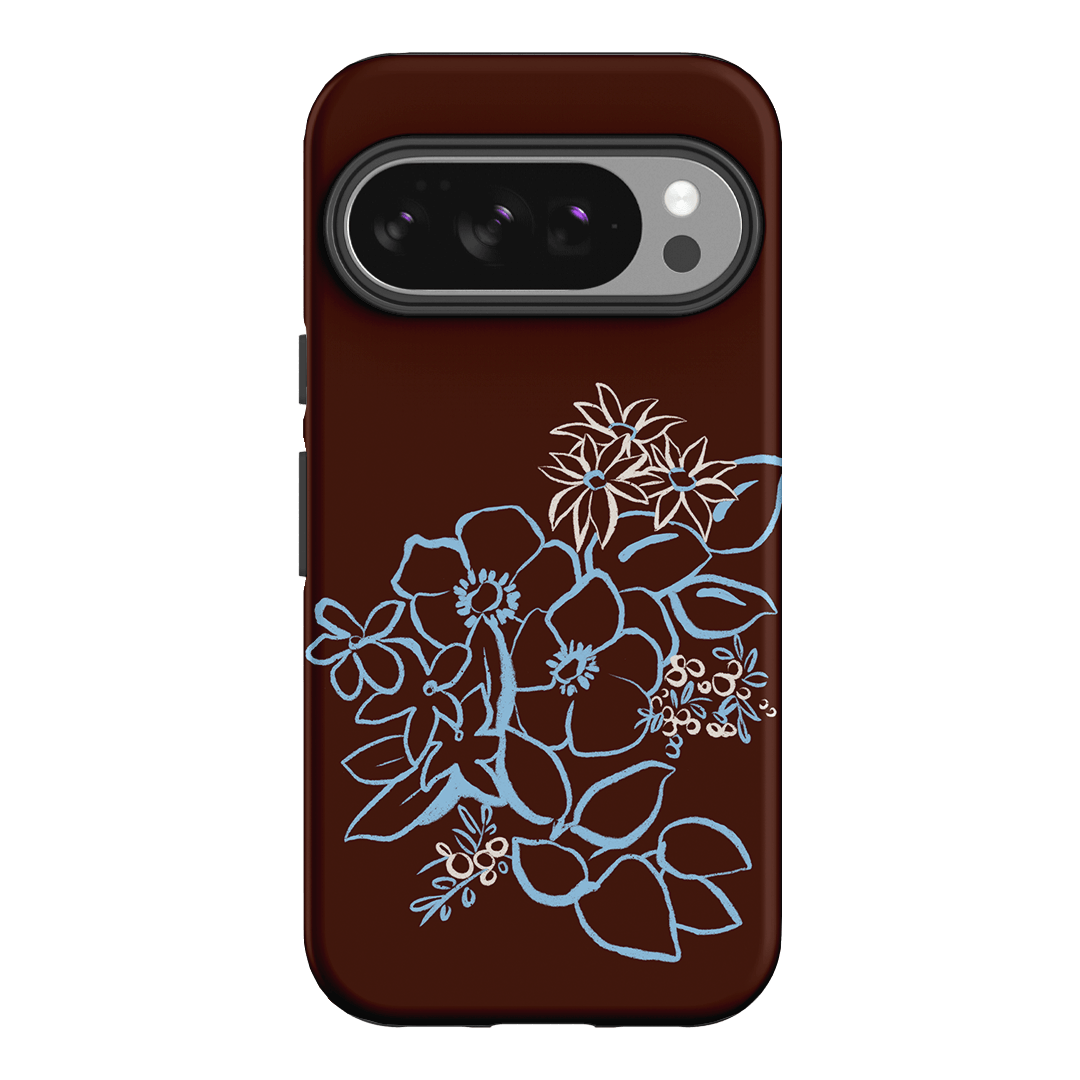 Mocha Posy Printed Phone Cases Google Pixel 10 / Armoured by Typoflora - The Dairy