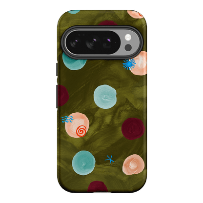 Olive Spot Printed Phone Cases Google Pixel 10 / Armoured by Charlie Taylor - The Dairy
