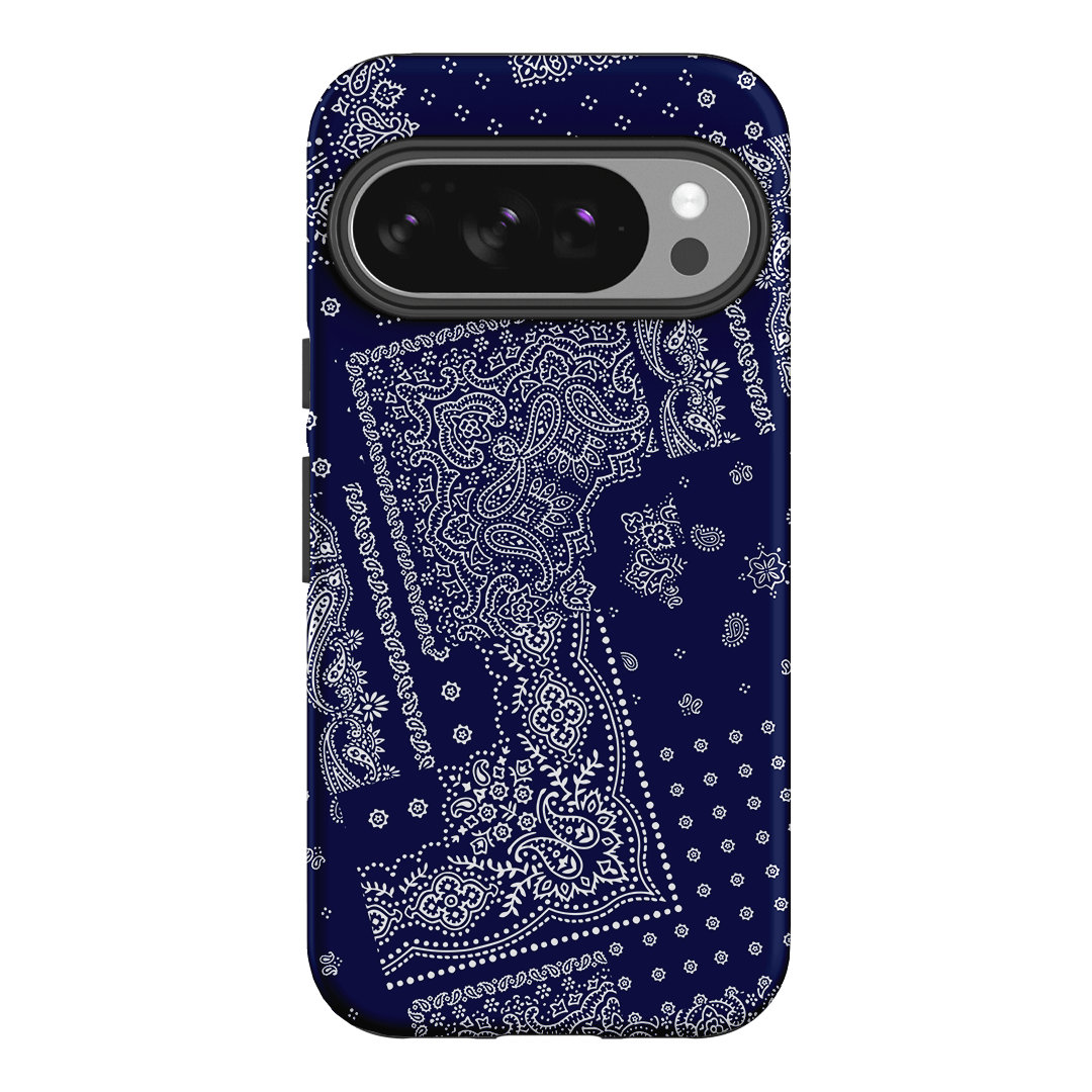 Paisley Indigo Printed Phone Cases Google Pixel 10 / Armoured by The Dairy - The Dairy