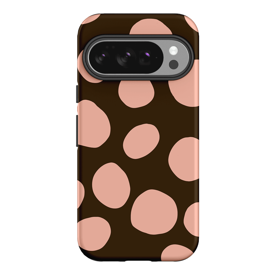 Pebbles Chocolate Pink Printed Phone Cases Google Pixel 10 / Armoured by Veronica Tucker - The Dairy